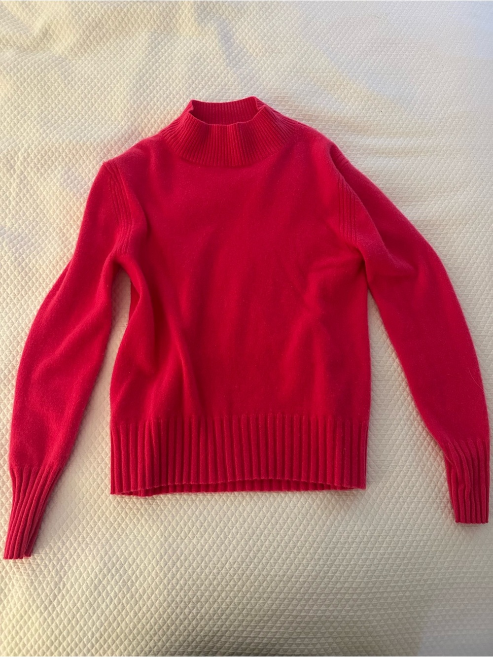 J. Crew pink Mock Neck Sweater